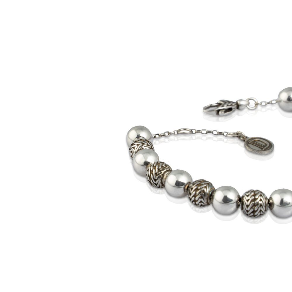 BRACCIALE CHICCHI DI TESORO IN ARGENTO – 8mm