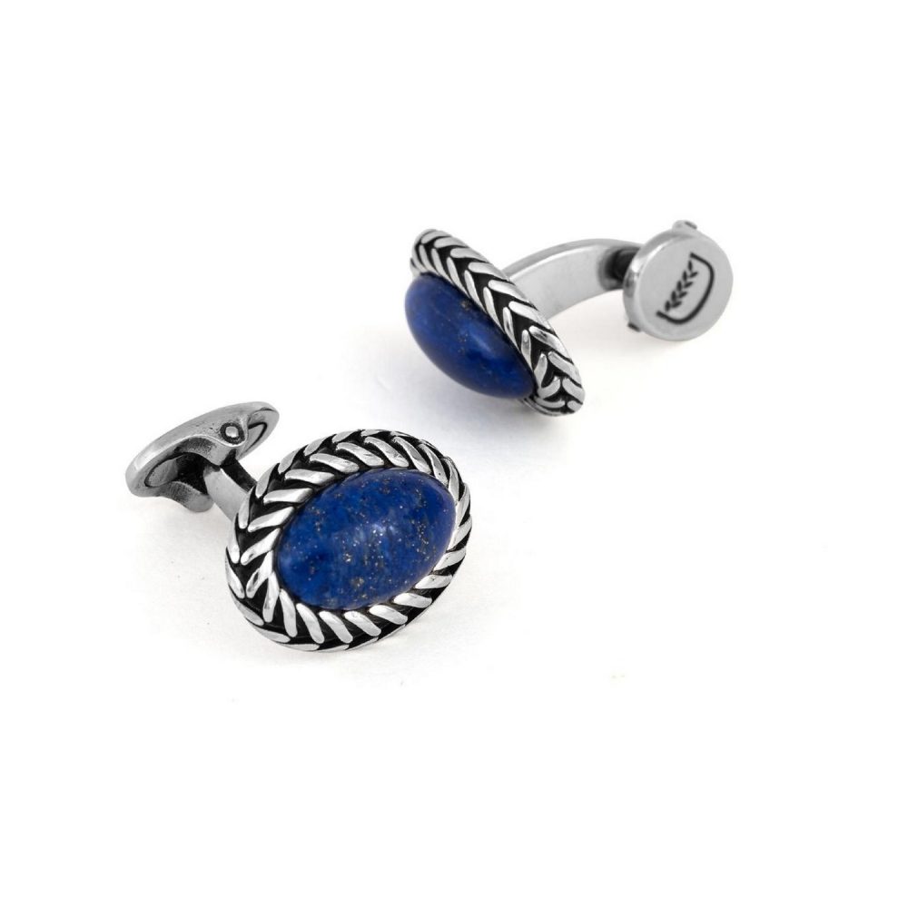 GEMELLI OVALE LAPISLAZZULI