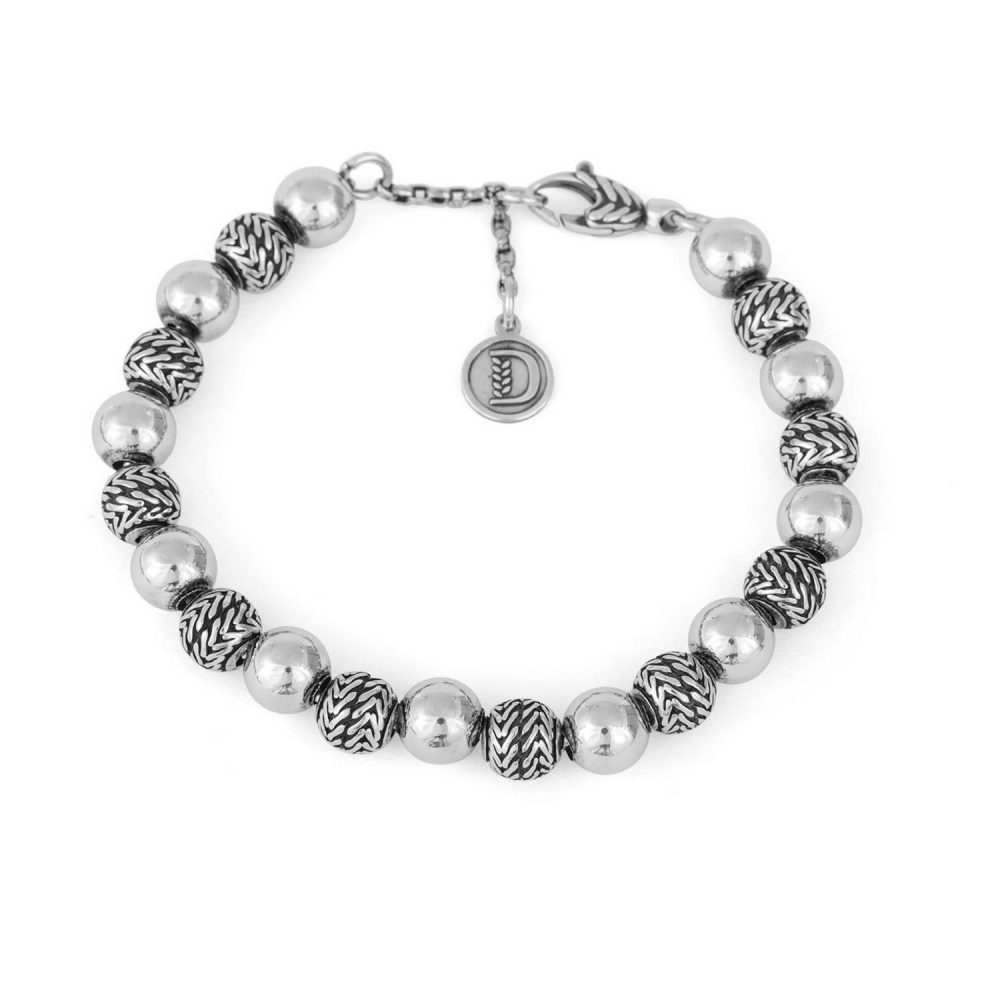 BRACCIALE CHICCHI DI TESORO IN ARGENTO – 8mm