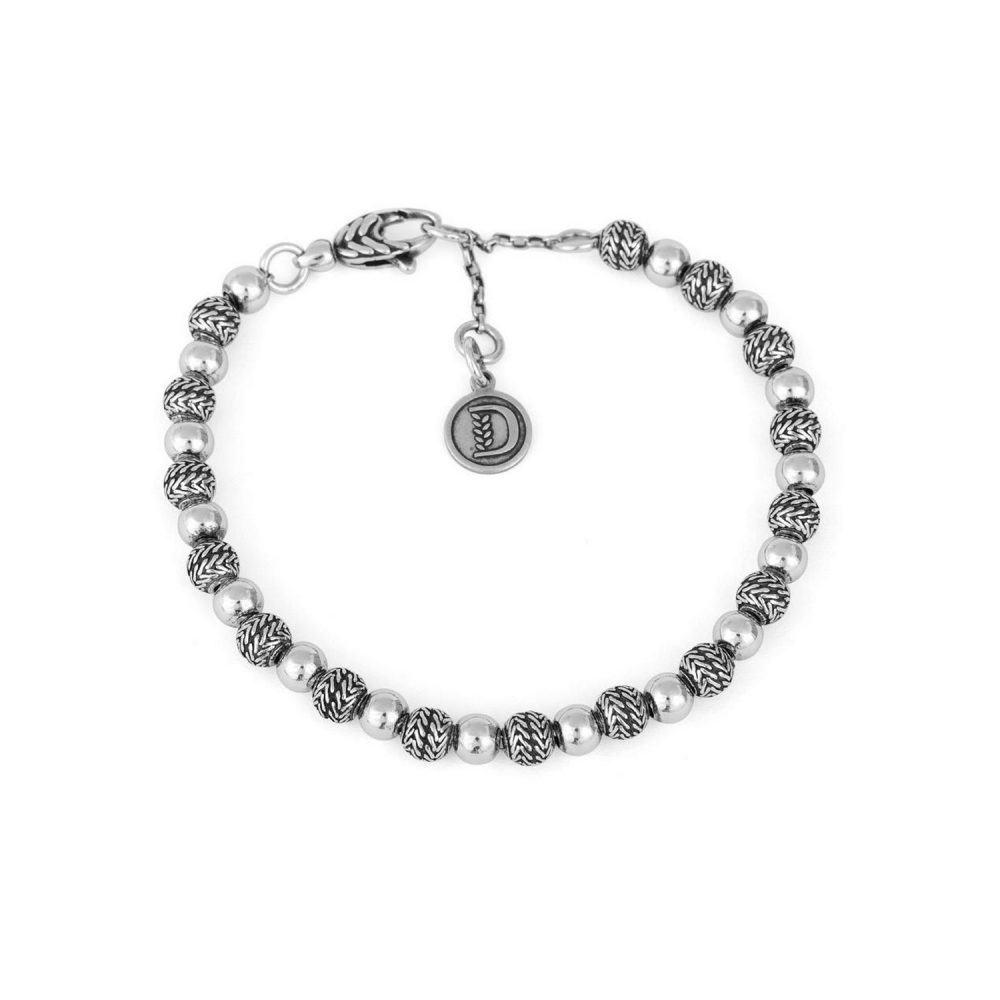 BRACCIALE CHICCHI DI TESORO IN ARGENTO – 6mm