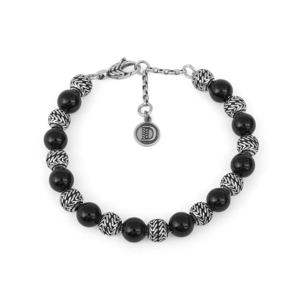 BRACCIALE CHICCHI DI TESORO CON ONICE – 8mm