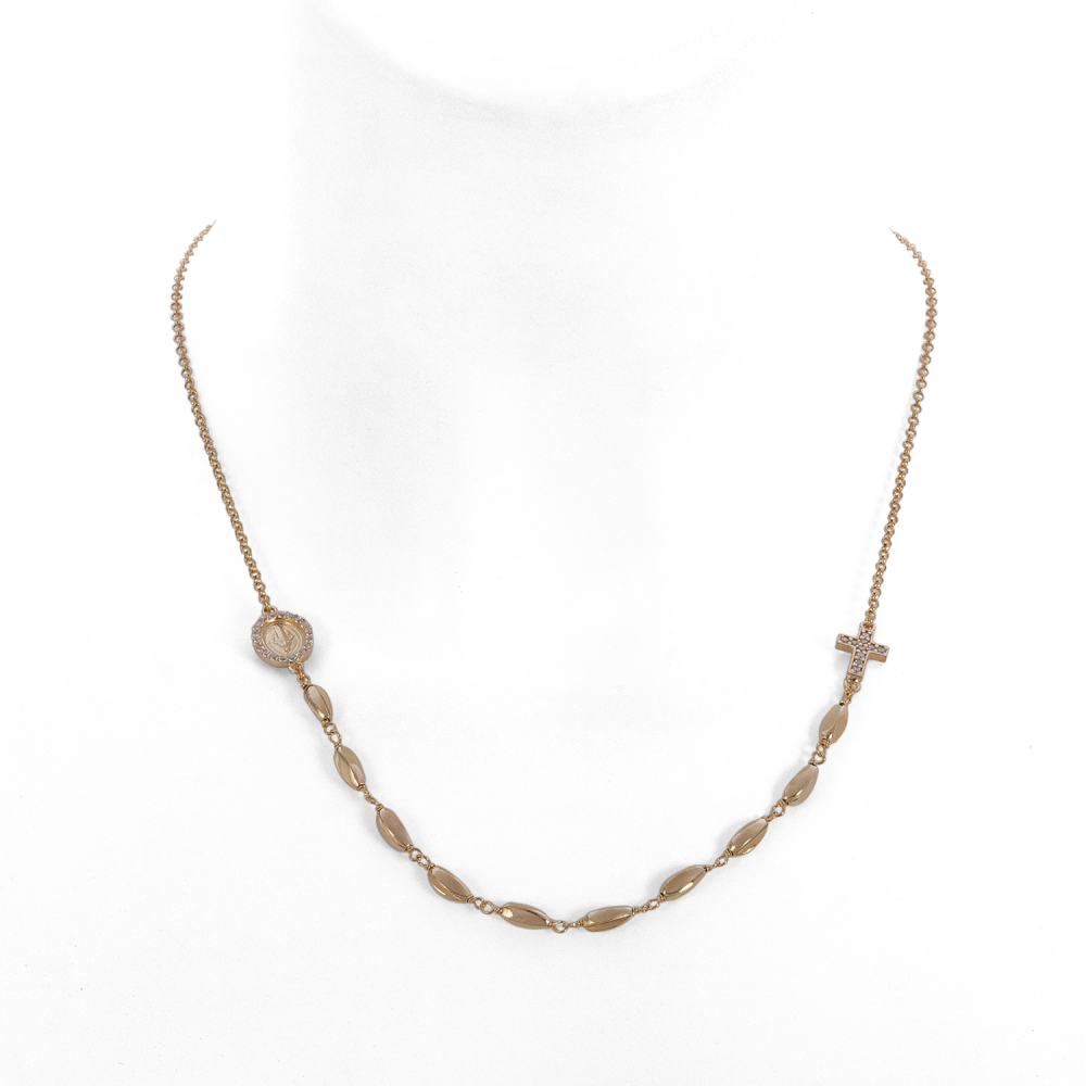 ROSARIO CHICCO SPIRITUALE DORATO