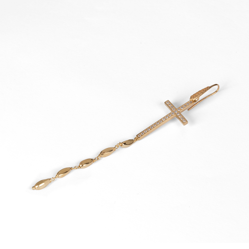 ORECCHINO CHICCO SPIRITUALE DORATO