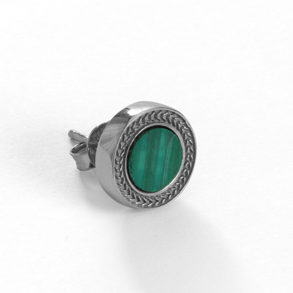 ORECCHINO MINI BELLEZZA CON MALACHITE