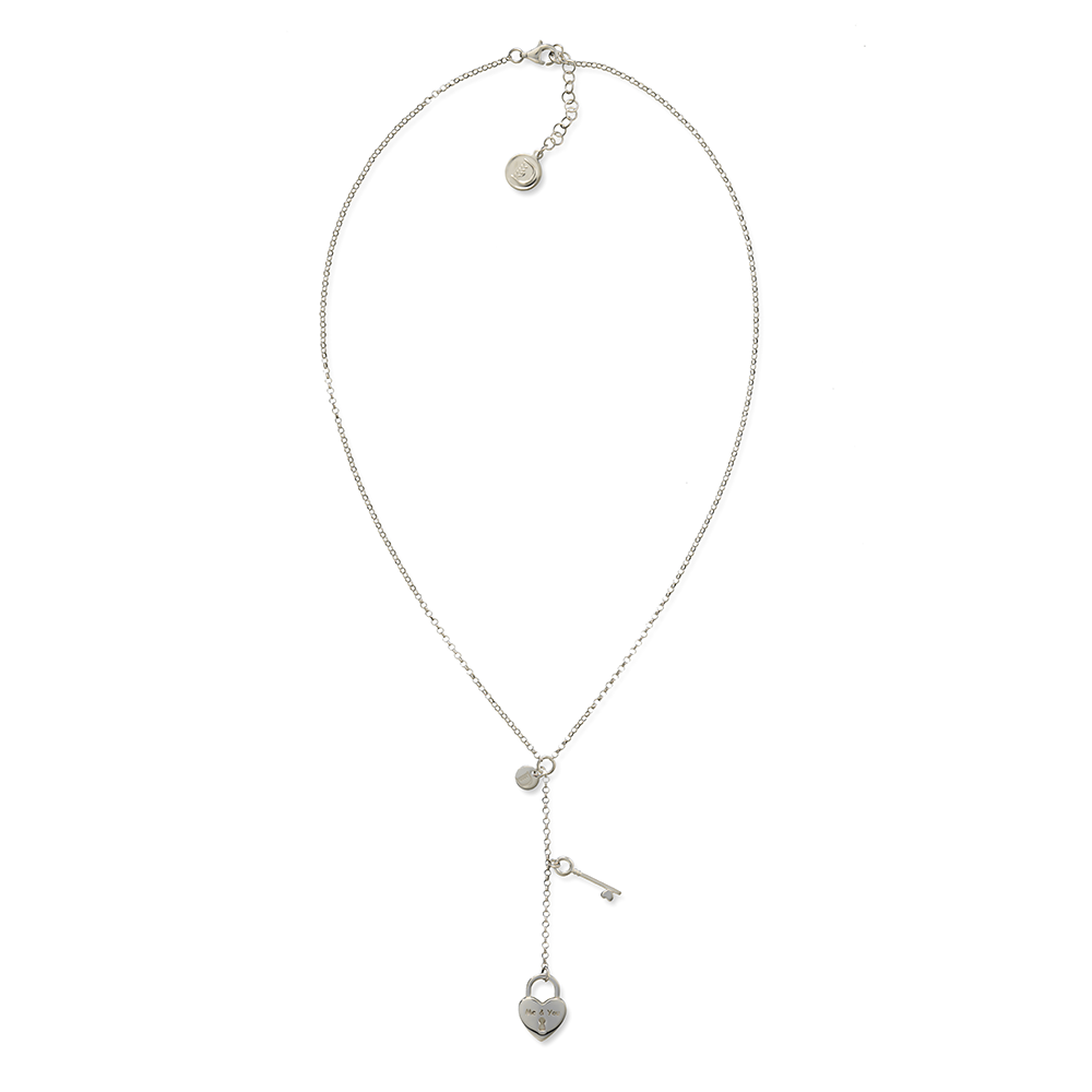 COLLANA PROMESSA CUORE CON CHIAVE